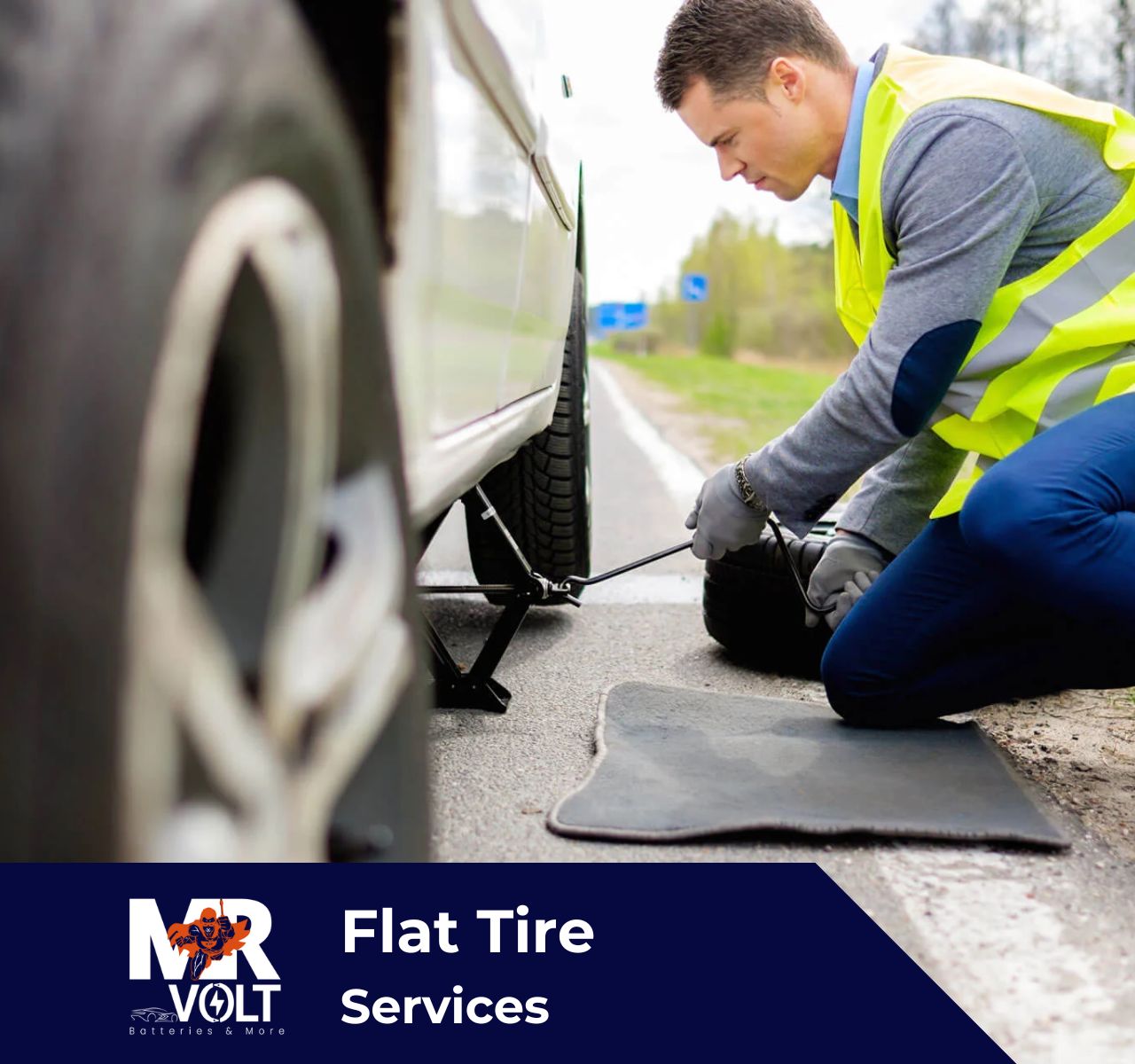 Car Flat Tire Services Dubai UAE